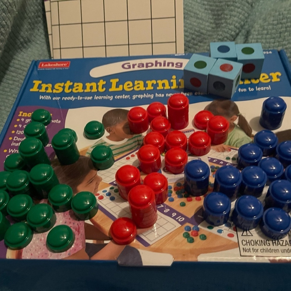 Graphing Instant Learning Center - Red, Blue, Green Lakeshore Complete